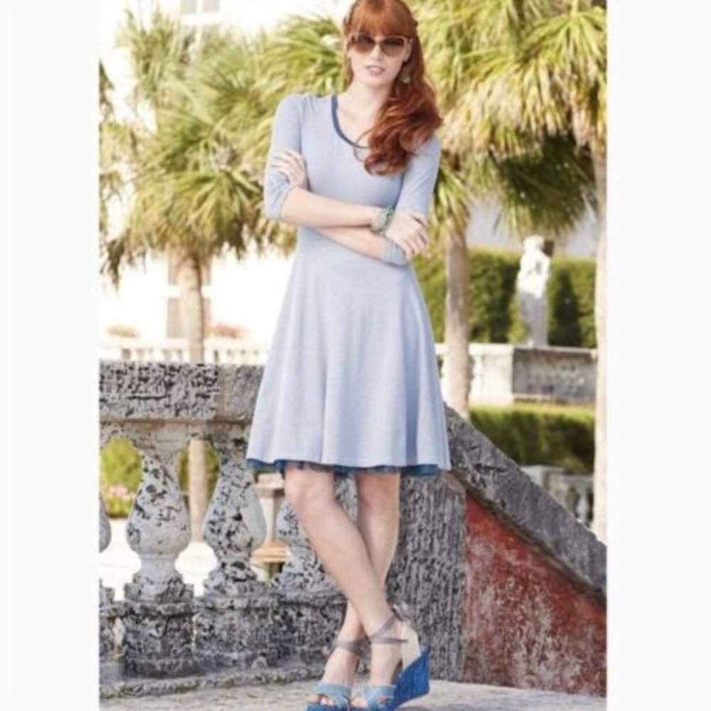 Matilda Jane Between the Lines Striped Tulle Dress, XS